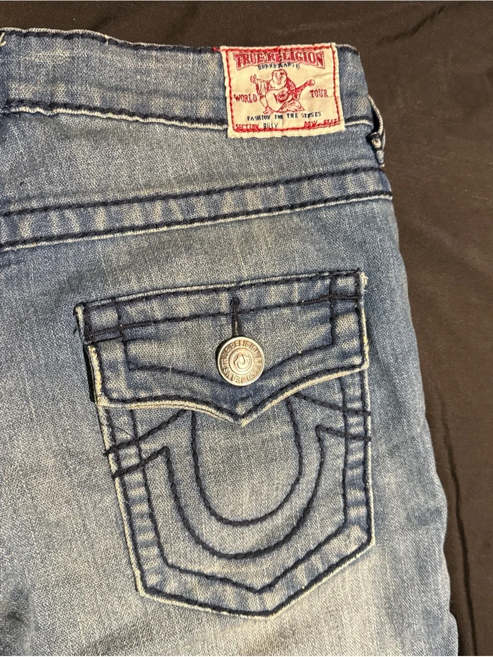 New Men’s True Religion Geno Relaxed Denim Italian Jeans Size 29